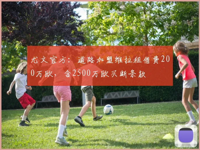 尤文官方：道路加盟维拉租借费200万欧，含2500万欧买断条款